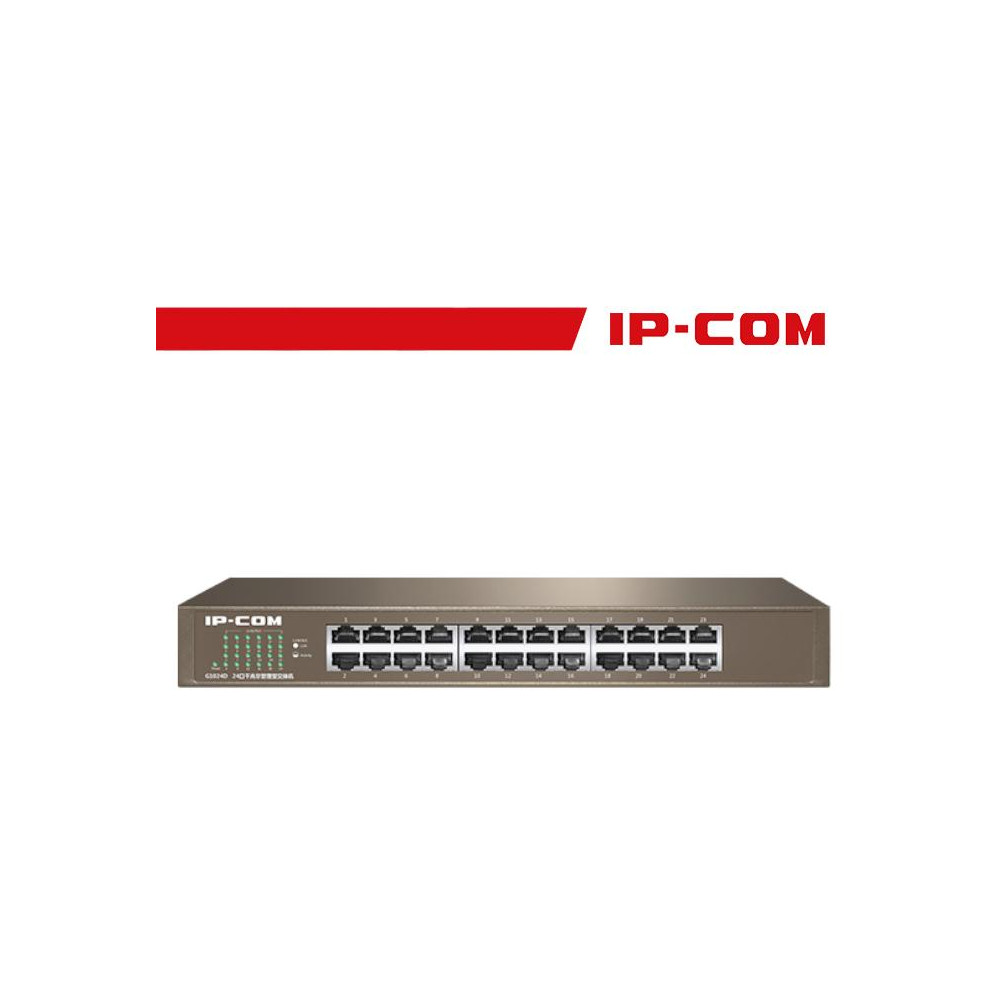 Switch 24 porte Gigabit IP-COM G1024D Switch 24 porte Gigabit IP-COM G1024D