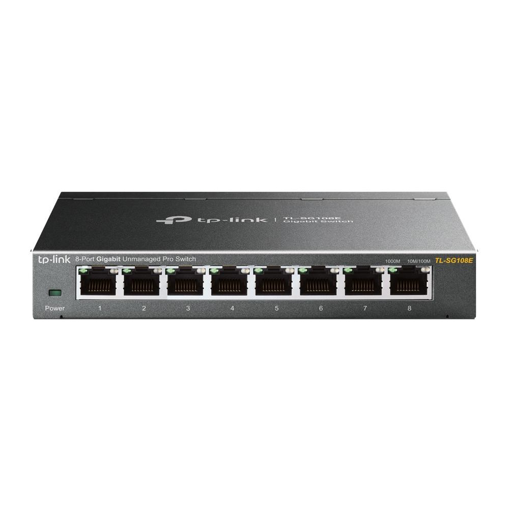 Switch Easy Smart 8 porte 10/100/1000Mbps desktop TL-SG108E Switch Easy Smart 8 porte 10/100/1000Mbps desktop TL-SG108E