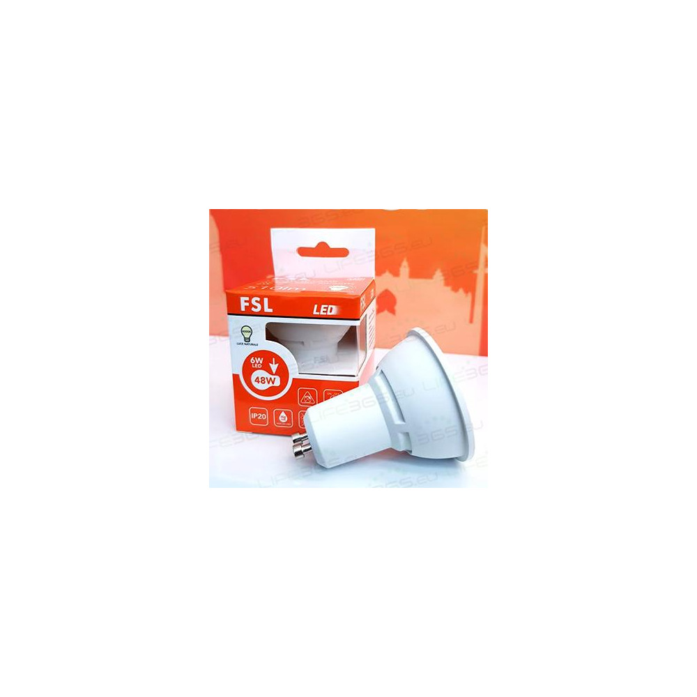 GU10 Lampadina LED - 6,5W 2700K 510LM 38° CRI80 Dimmerabile GU10 Lampadina LED - 6,5W 2700K 510LM 38° CRI80 Dimmerabile