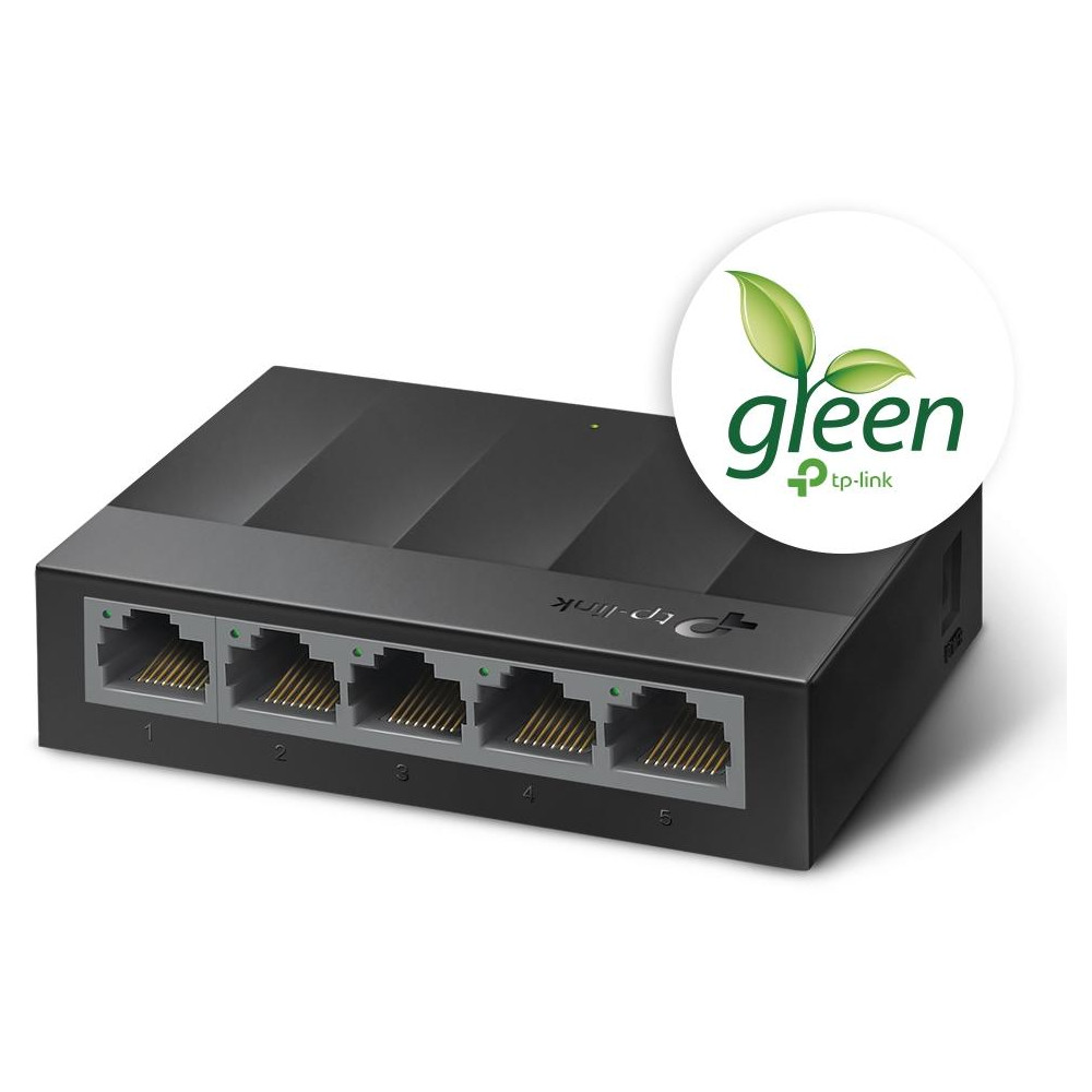 Switch Desktop 5 Porte 10/100/1000Mbps Risparmio energetico Switch Desktop 5 Porte 10/100/1000Mbps Risparmio energetico