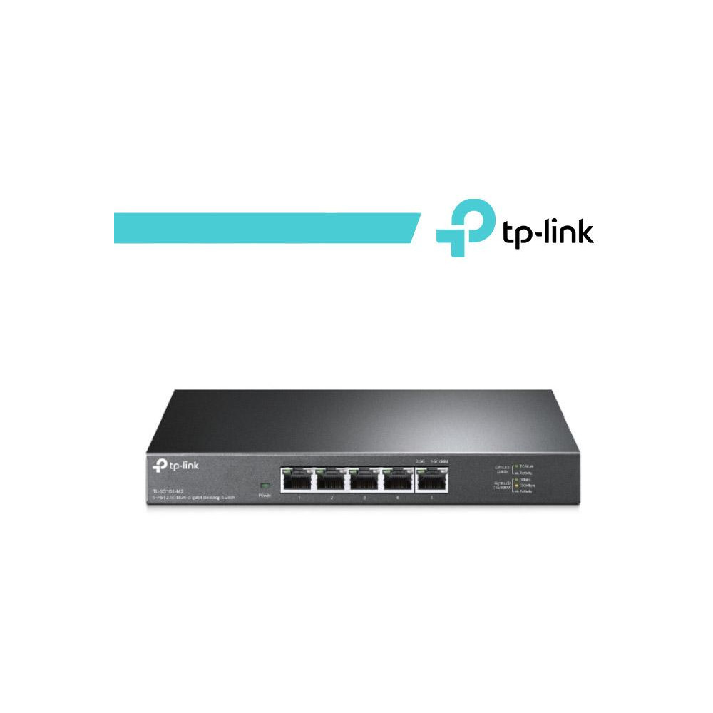 TP-Link Switch Desktop 5 Porte 2.5G - TL-SG105-M2 TP-Link Switch Desktop 5 Porte 2.5G - TL-SG105-M2