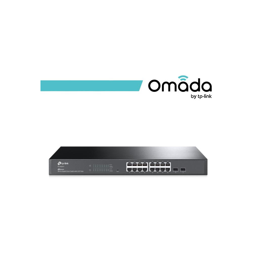 Omada Switch Smart 16 Porte Gigabit + 2 slot SFP - SG2218 Omada Switch Smart 16 Porte Gigabit + 2 slot SFP - SG2218
