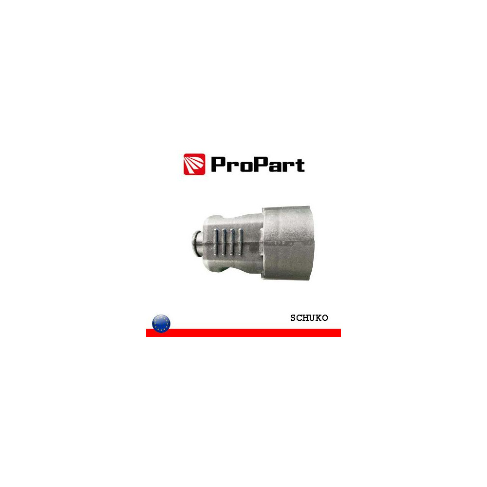 Presa Schuko 2P+T 16A nera polybag Presa Schuko 2P+T 16A nera polybag