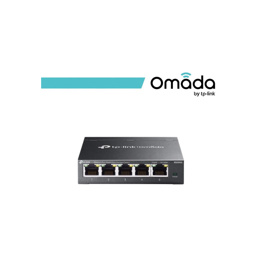 Omada Switch Easy Managed 5 Porte Gigabit - ES205G Omada Switch Easy Managed 5 Porte Gigabit - ES205G