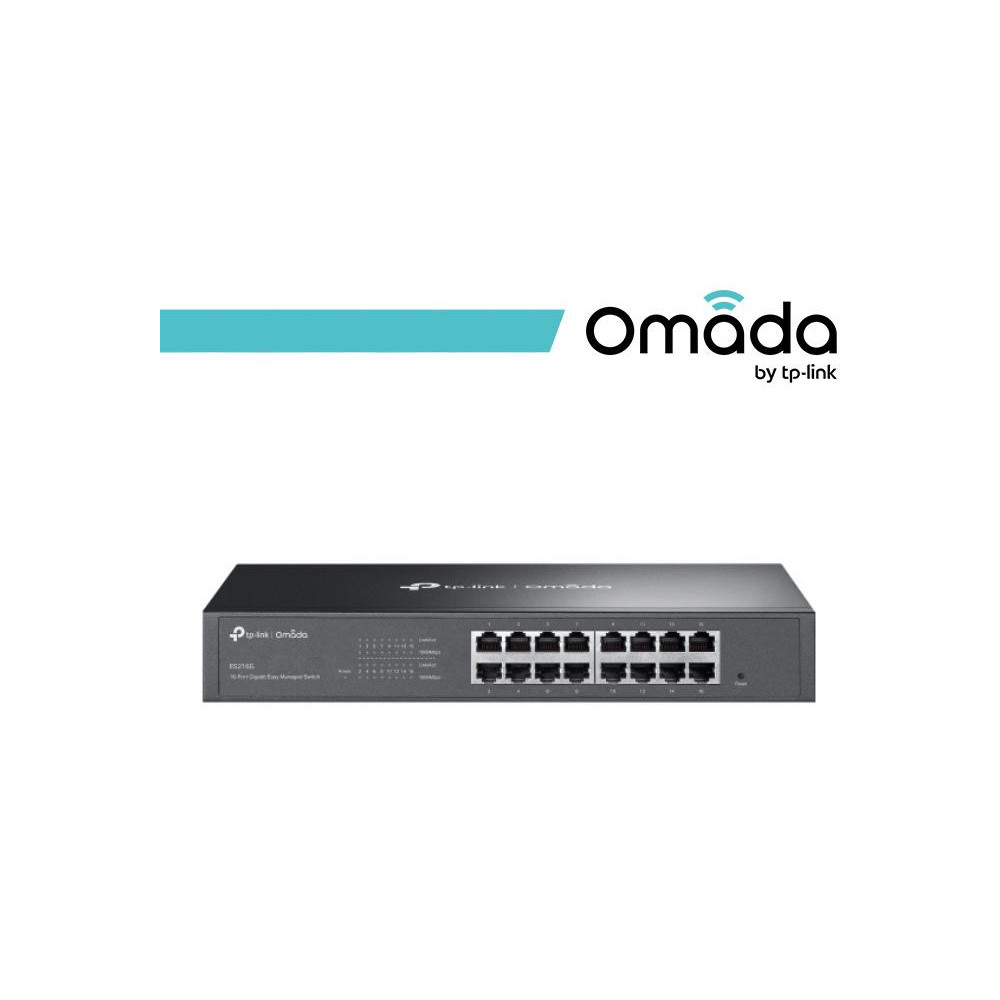 Omada 16-Port Gigabit Easy Managed Switch - ES216G Omada 16-Port Gigabit Easy Managed Switch - ES216G