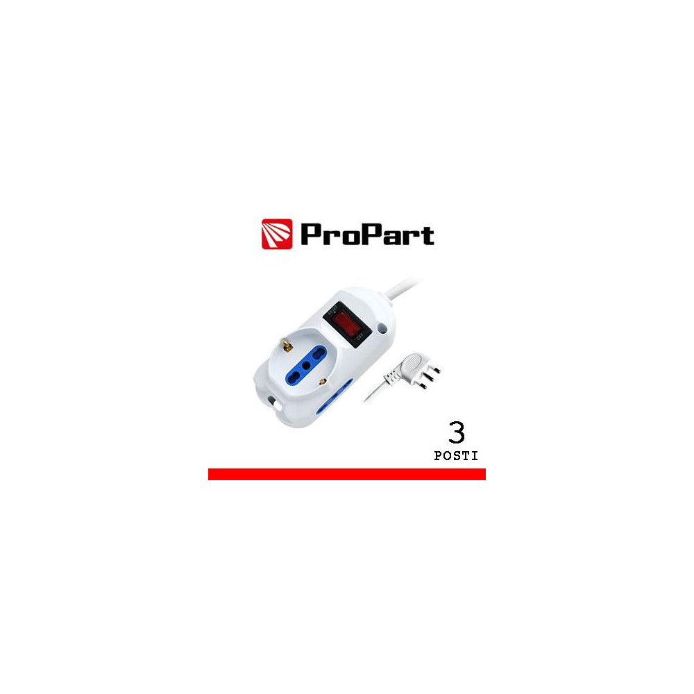 Multipresa 3pos bipasso + bipasso/schuko spina10A + inter. Multipresa 3pos bipasso + bipasso/schuko spina10A + inter.
