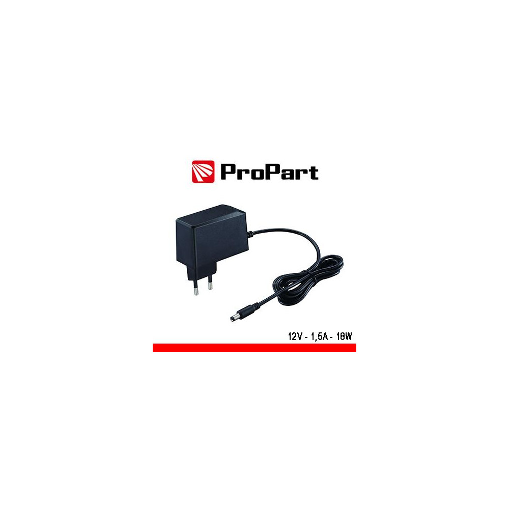 Alimentatore Switching tensione costante 12Vdc 1.5A (18W) Alimentatore Switching tensione costante 12Vdc 1.5A (18W)