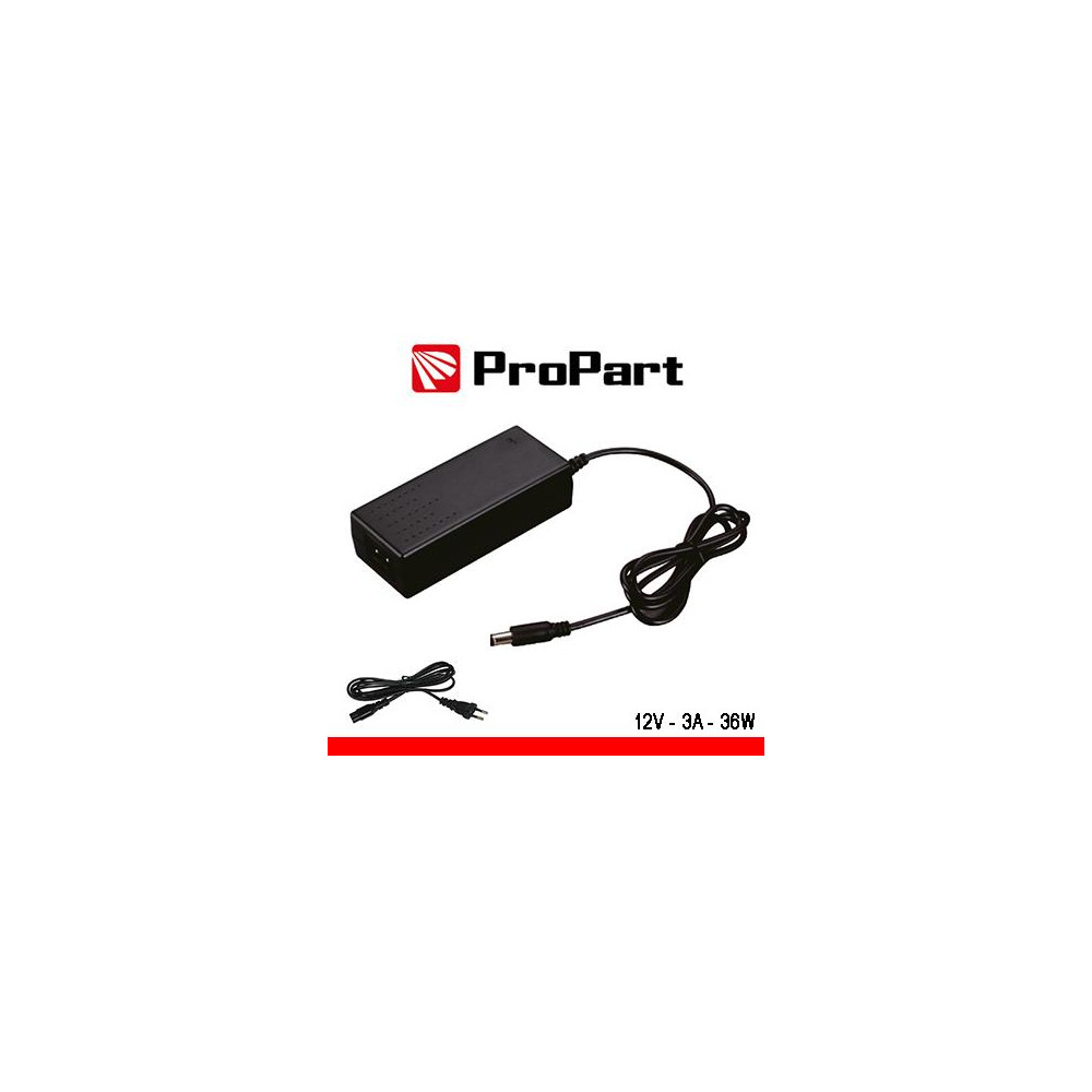 Alimentatore Switching tensione costante 12Vdc 3A (36W) Alimentatore Switching tensione costante 12Vdc 3A (36W)