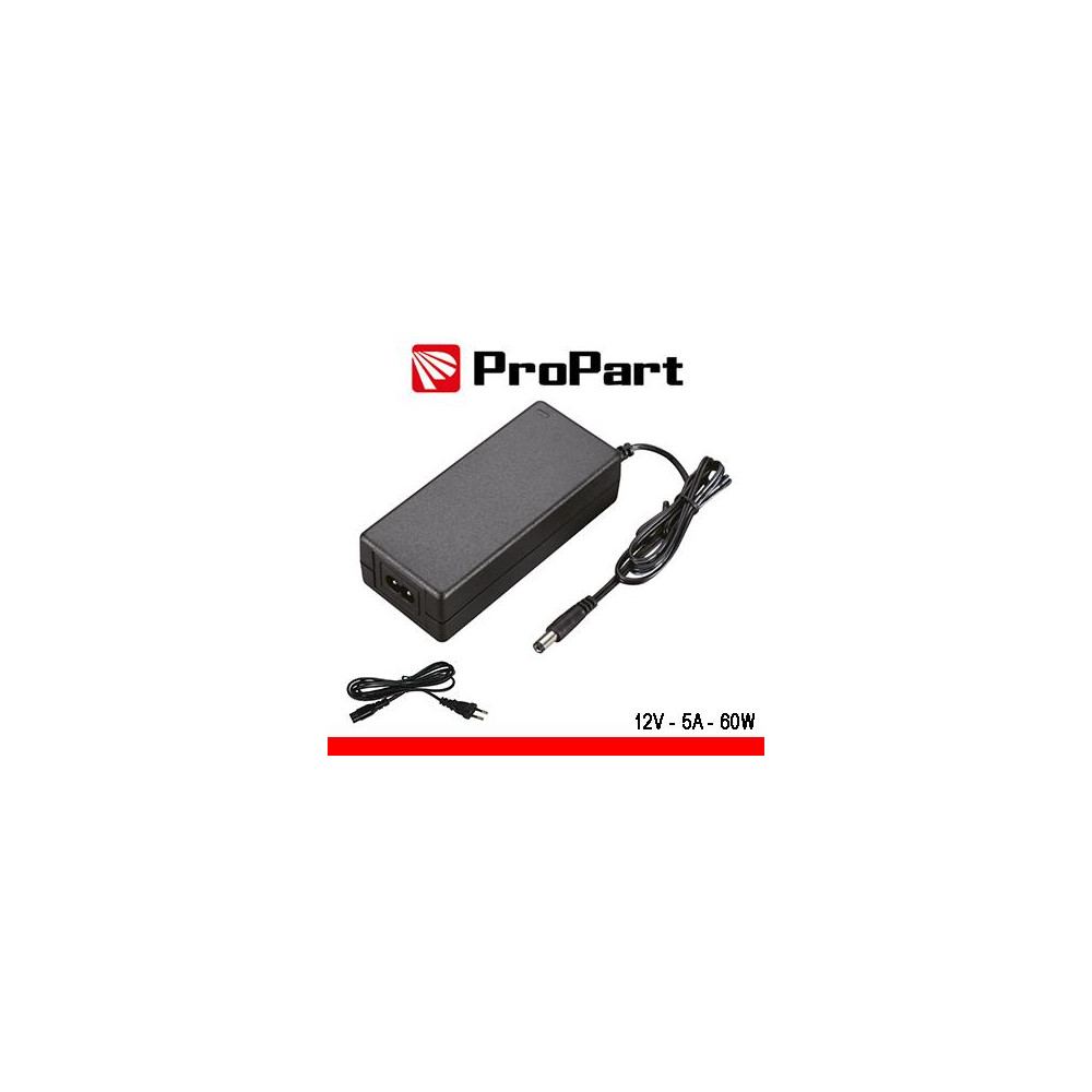Alimentatore Switching tensione costante 12Vdc 5A (60W) Alimentatore Switching tensione costante 12Vdc 5A (60W)