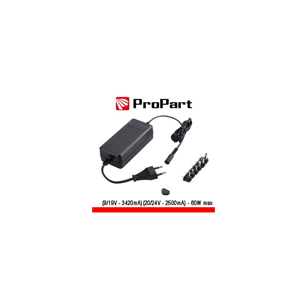 Alimentatore Universale Multi 9-24V 3420-2500mA 60W max Alimentatore Universale Multi 9-24V 3420-2500mA 60W max