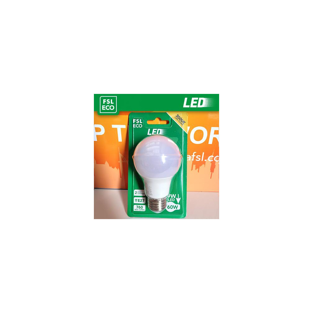 Lampada Goccia BLISTER - 9W 4000K E27 Lampada Goccia BLISTER - 9W 4000K E27