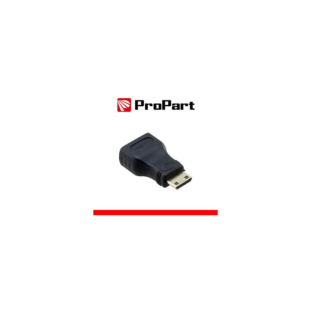 Adattatore Spina HDMI Mini(tipo C)–Presa HDMI(19PIN) dorato Adattatore Spina HDMI Mini(tipo C)–Presa HDMI(19PIN) dorato