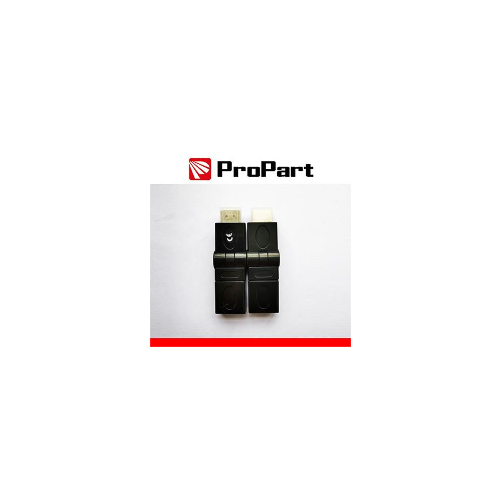 Adatt. Spina HDMI (19PIN) - Presa HDMI(19PIN) rotante dorato Adatt. Spina HDMI (19PIN) - Presa HDMI(19PIN) rotante dorato