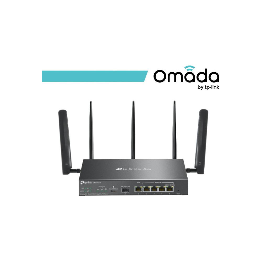 Omada Router VPN Gigabit AX3000 4G+ Cat6 - ER706W-4G Omada Router VPN Gigabit AX3000 4G+ Cat6 - ER706W-4G