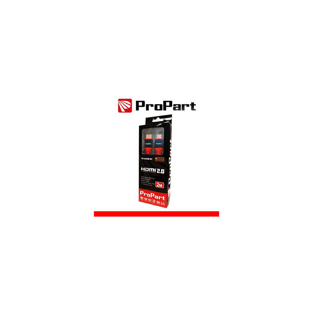 Cavo HDMI 2.0 HighSpeed 4K 3D con Ether.2m SP-SP Ner BLISTER Cavo HDMI 2.0 HighSpeed 4K 3D con Ether.2m SP-SP Ner BLISTER